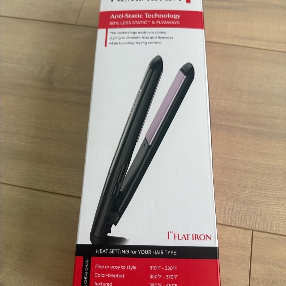 Remington Black and Purple Flat Iron